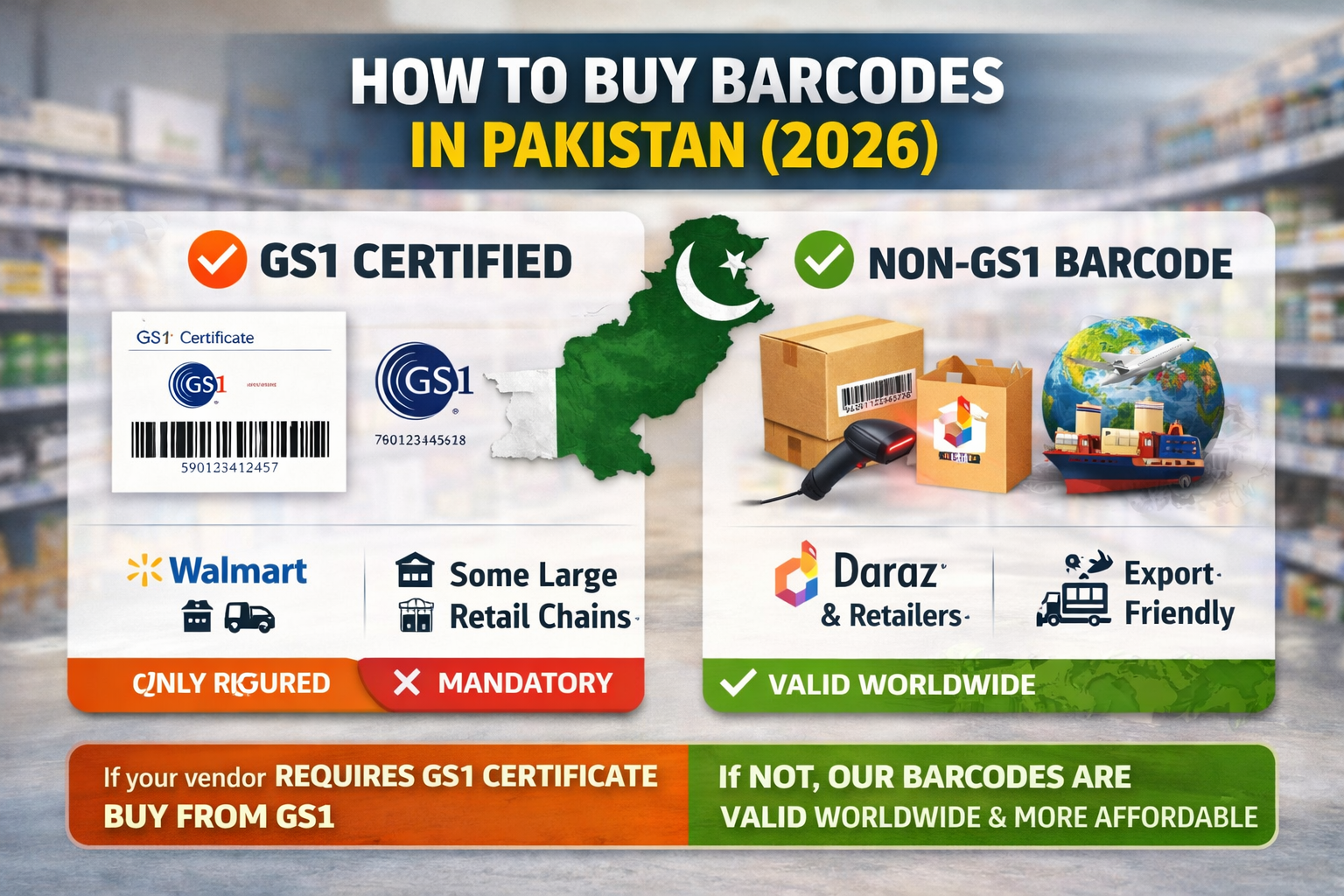 How to Buy Barcodes in Pakistan 2026